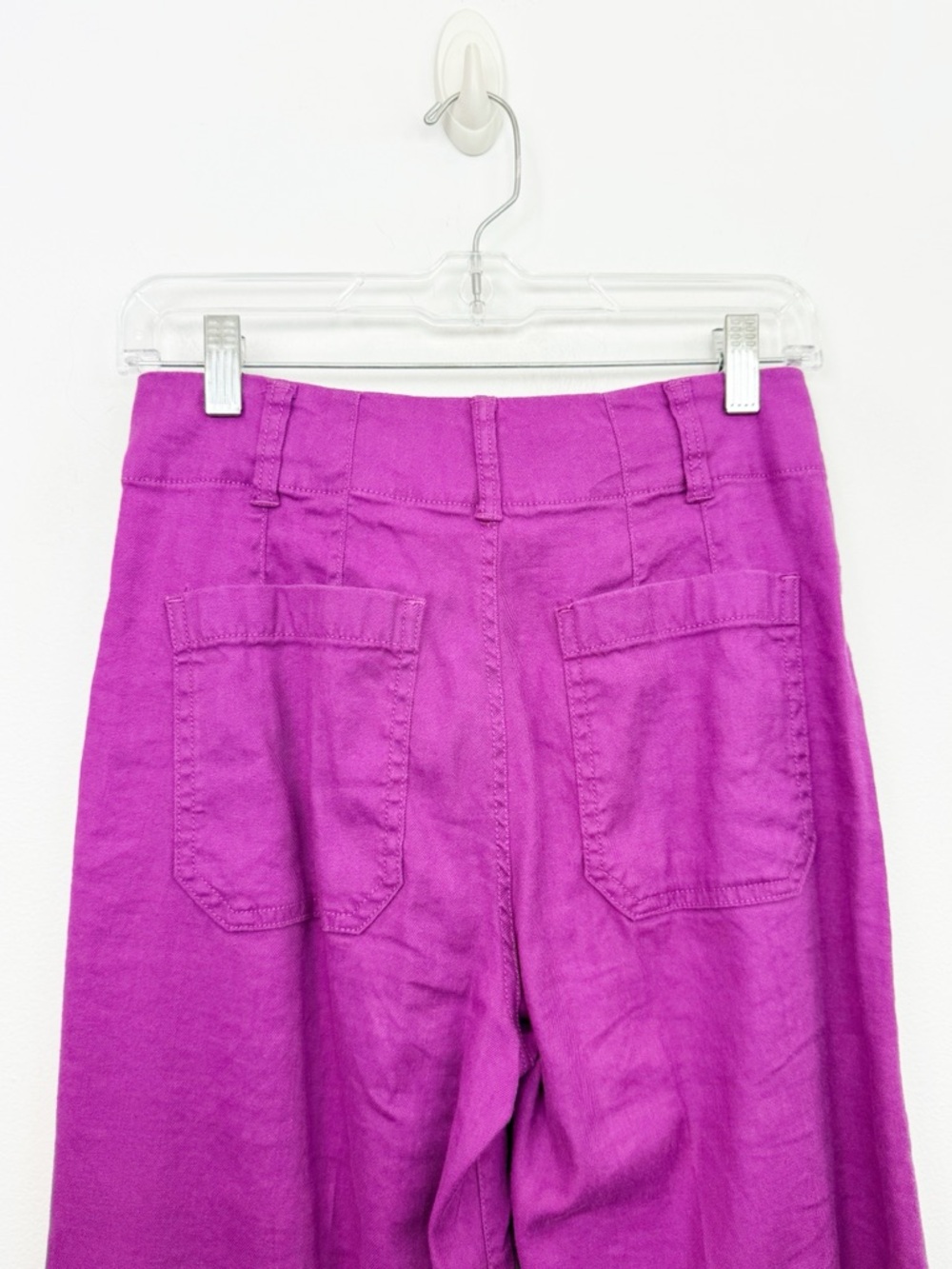 Anthropologie Maeve The Colette Pant Fuscia Size 0 - Picture 6 of 8